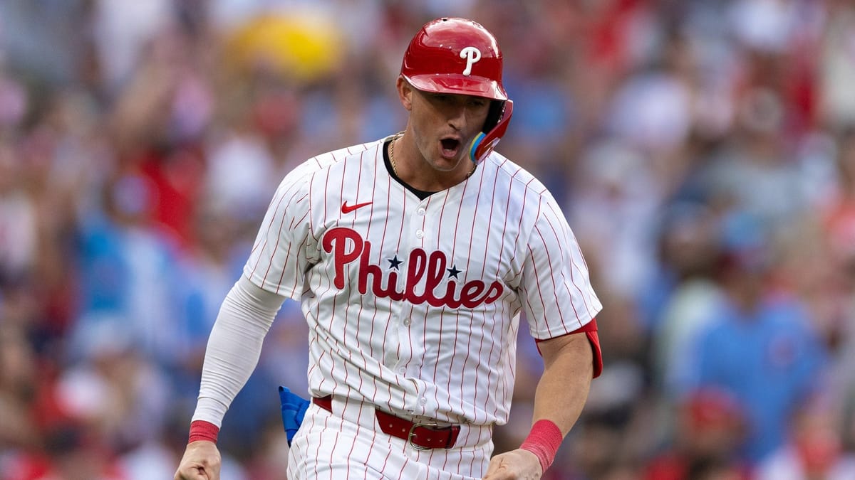Philadelphia Phillies outfielder Austin Hays at Citizens Bank Park.