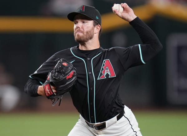 Arizona Diamondbacks left-handed pitcher Brandon Hughes (56) pitches at Chase Field.