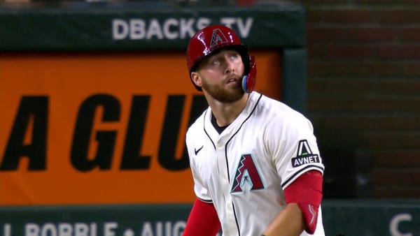 Arizona Diamondbacks first baseman Tyler Locklear (28) hits a home run against San Diego Padres left-hander JP Sears at Chase Field.