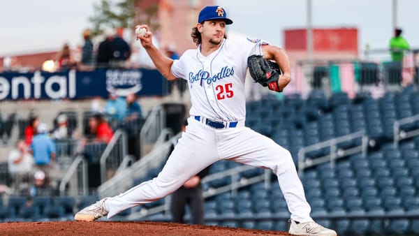 Arizona Diamondbacks pitching prospect Dylan Ray pitches for the Amarillo Sod Poodles at Hodgetown.